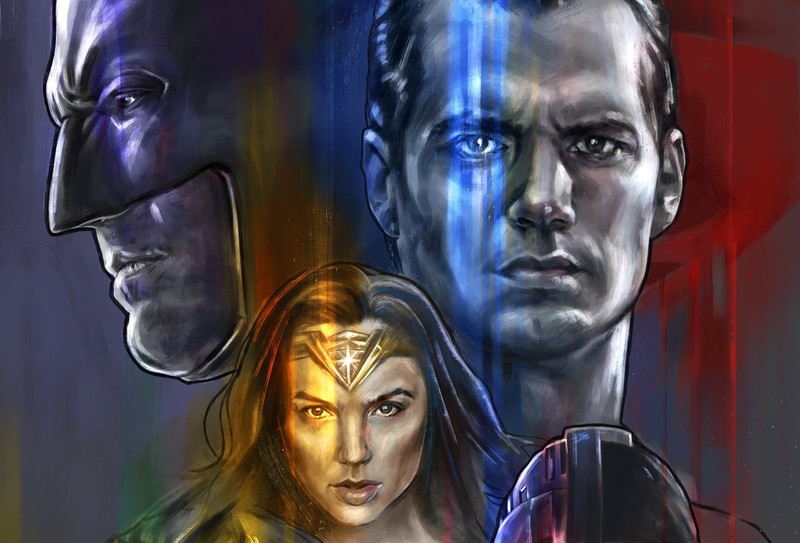 batman, superman, wonder woman, hd, artist, artwork, superheroes