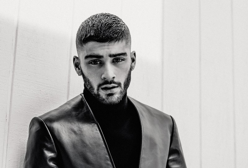 zayn malik, male celebrities, singer, hd, 4k, monochrome, black and white, 5k