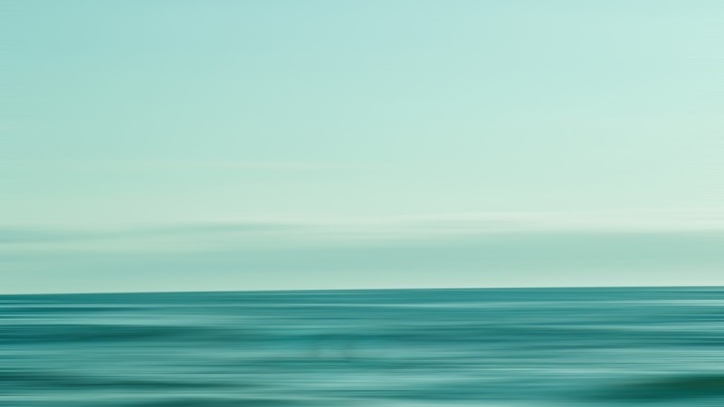 long exposure, sea, waves, artist, digital art, hd, 4k