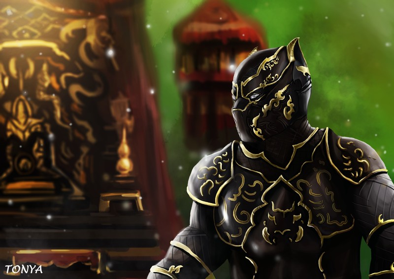 black panther, movies, hd, 4k, artist, deviantart, digital art, artwork