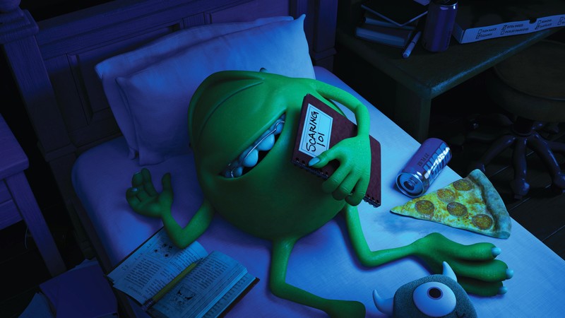 pixar, disney, movies, monsters university, animated movies, hd, 4k