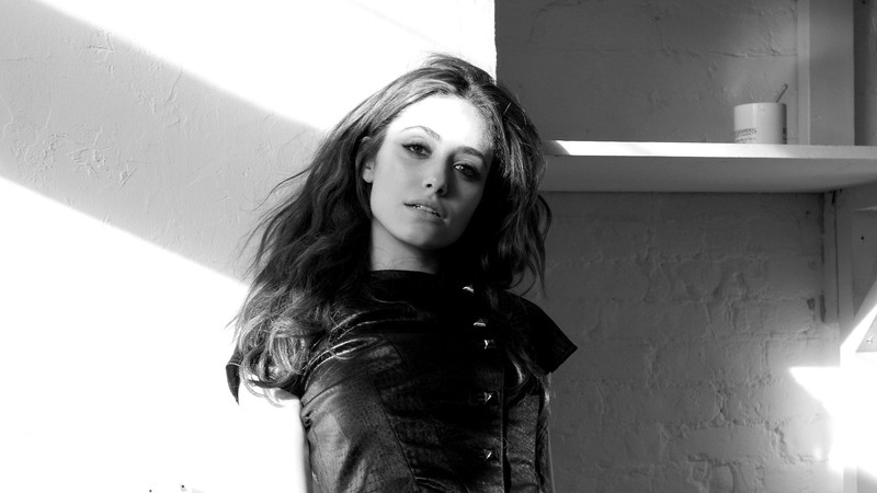 emmy rossum, celebrities, girls, hd, monochrome, black and white