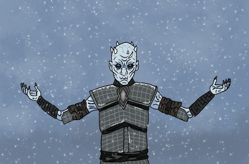white walkers, tv shows, game of thrones, artwork, 4k, hd, deviantart