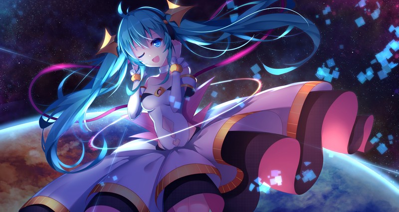 hatsune miku, anime girl, anime, hd, 4k, 5k