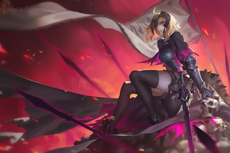 fate grand order, anime girl, anime, artwork, artist, digital art, hd, artstation