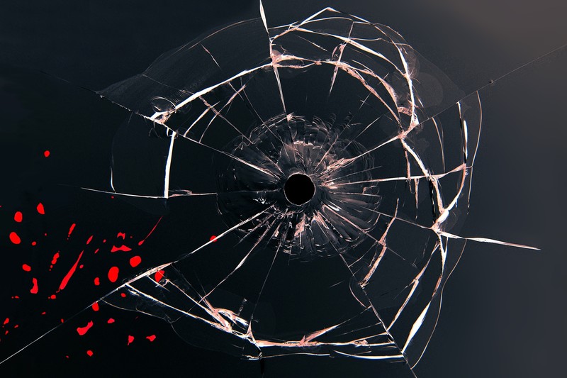 broken, glass, bullet, hole, hd, 4k, 5k