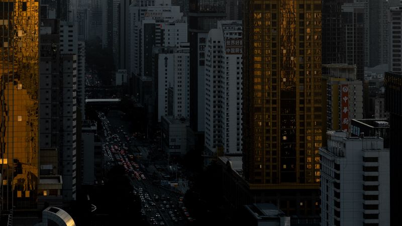 city, buildings, architecture, skyscrapers, road, 4k