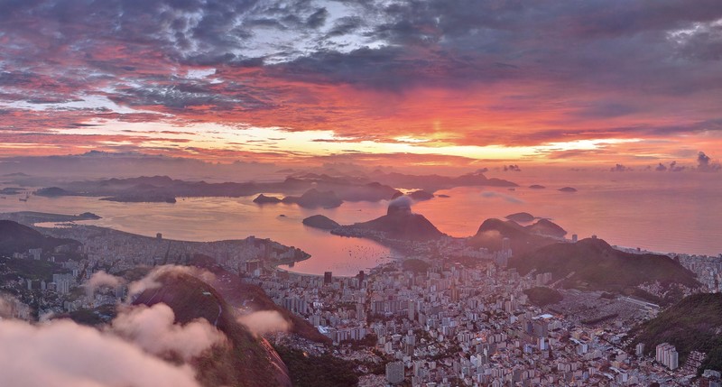 world, sunset, nature, hd