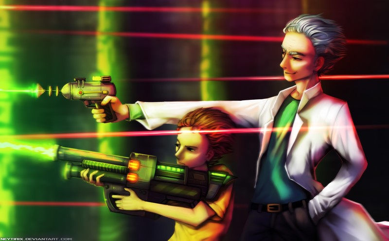 rick, rick and morty, cartoons, tv shows, hd, animated tv series, artist, artwork, deviantart
