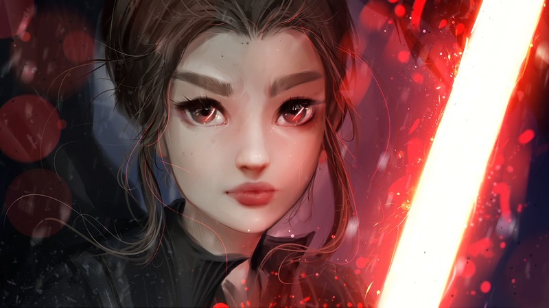rey, star wars, hd, deviantart, artist, artwork