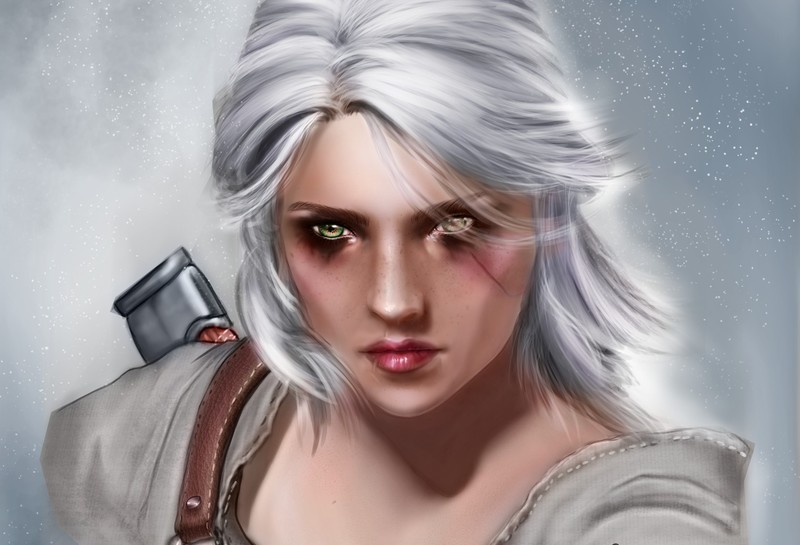 ciri, the witcher 3, games, ps4 games, xbox games, pc games, artist, digital art, artwork, hd, artstation