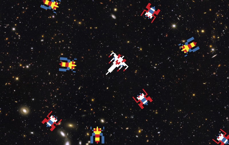 spaceship, scifi, artist, artwork, digital art, hd, 8 bit, 4k