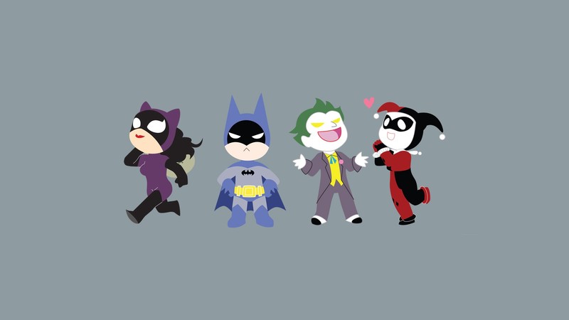 batman, batgirl, joker, harley quinn, artwork, art, hd, superheroes, deviantart, artist