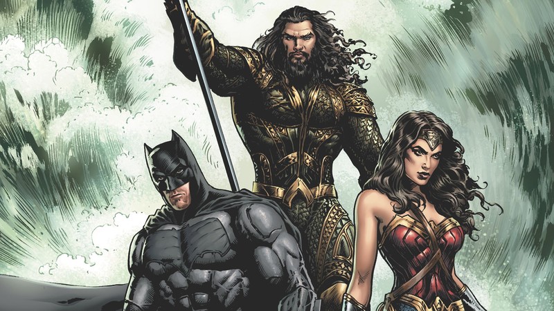 justice league, artwork, aquaman, batman, wonder woman, hd, superheroes
