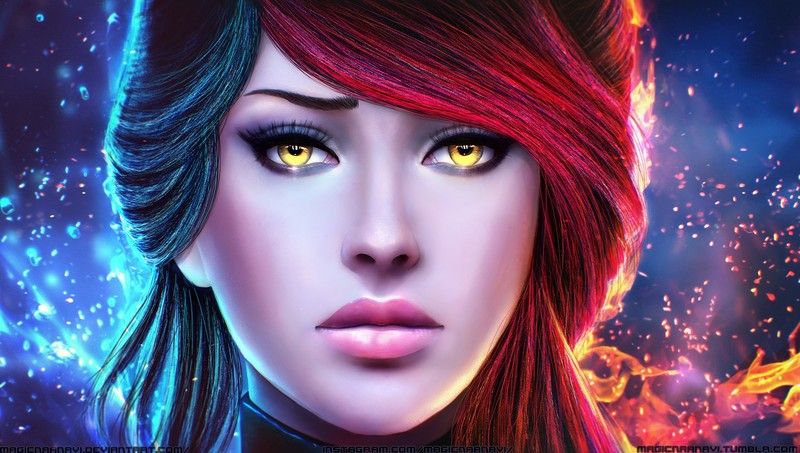 fantasy girls, artist, artwork, digital art, hd, deviantart