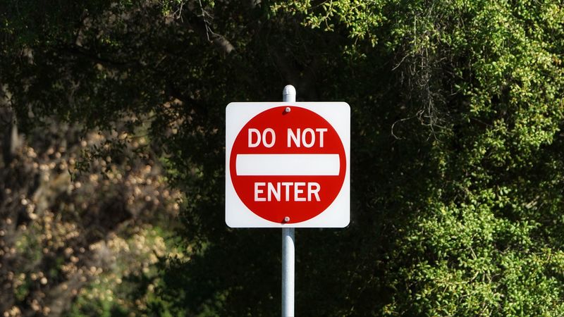 sign, inscription, warning, prohibition, 4k