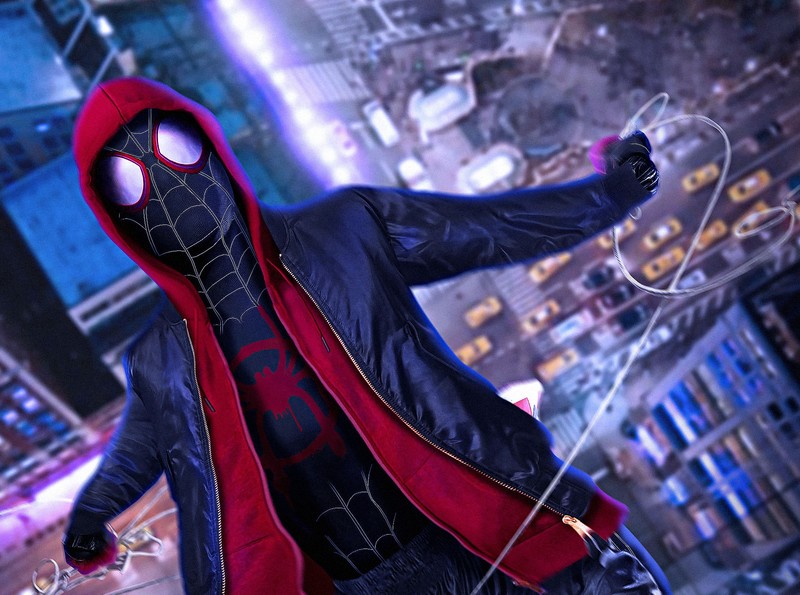 spiderman into the spider verse, 2018 movies, movies, spiderman, animated movies, hd, artwork, artist, deviantart, cosplay