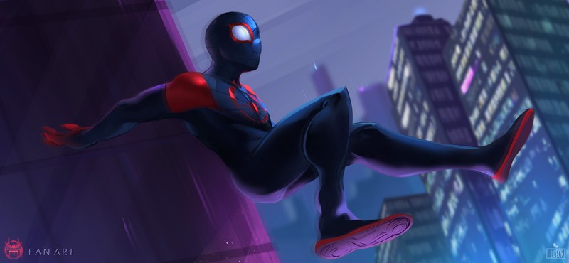spiderman into the spider verse, 2018 movies, movies, spiderman, animated movies, hd, artwork, artist, deviantart, 4k