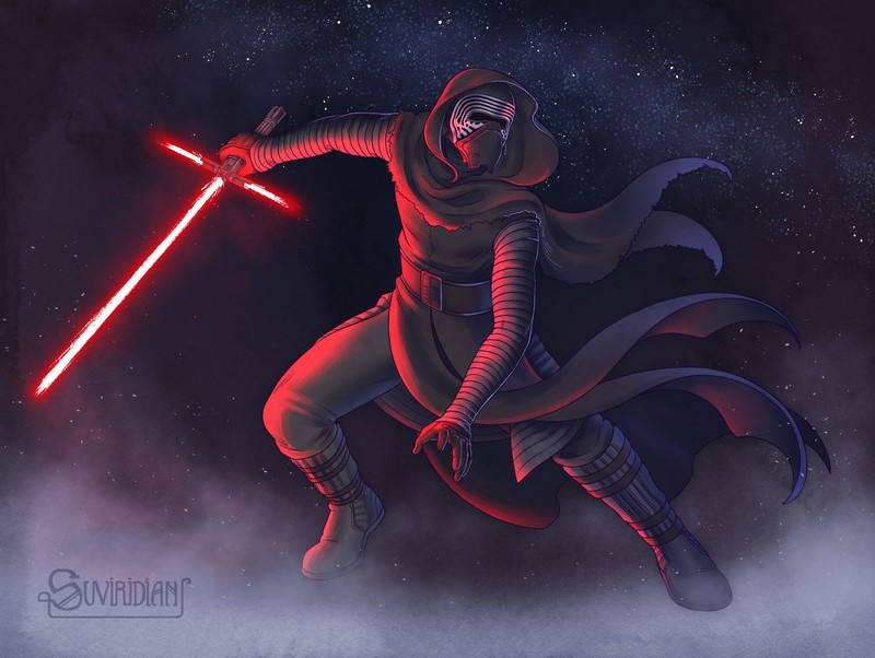 kylo ren, star wars the last jedi, 2017 movies, movies, hd, artist, digital art, artwork, deviantart