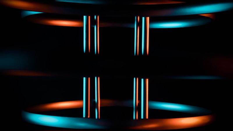design, metal, dark, backlight, 4k