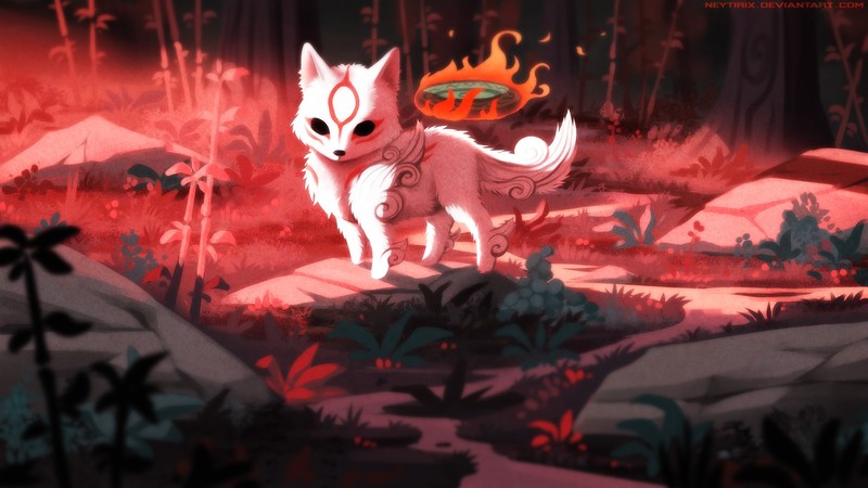 artist, artwork, digital art, fox, hd, deviantart