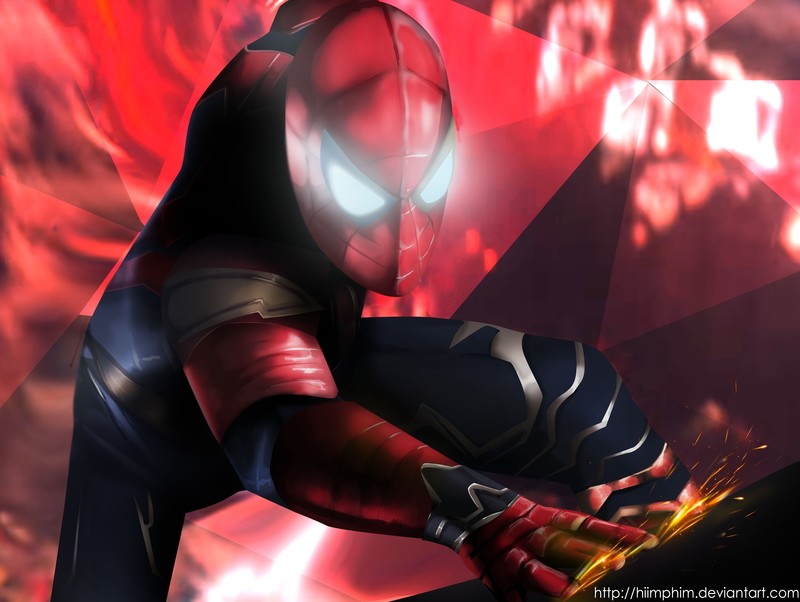 spiderman, avengers infinity war, infinity war, 2018 movies, 4k, hd, artwork, artist, digital art, deviantart