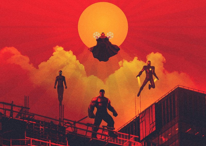 avengers infinity war, 2018 movies, movies, hd, hulk, iron man, spiderman, doctor strange, deviantart
