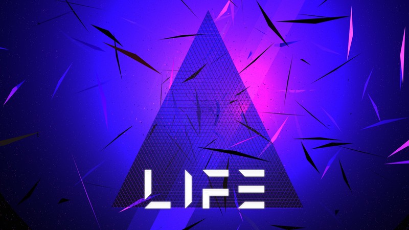 abstract, life, triangle, artist, artwork, digital art, hd, 4k, 5k