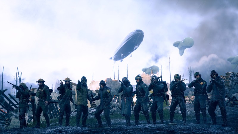 battlefield 1, soldiers, army, guns, 4k, hd, games, 5k
