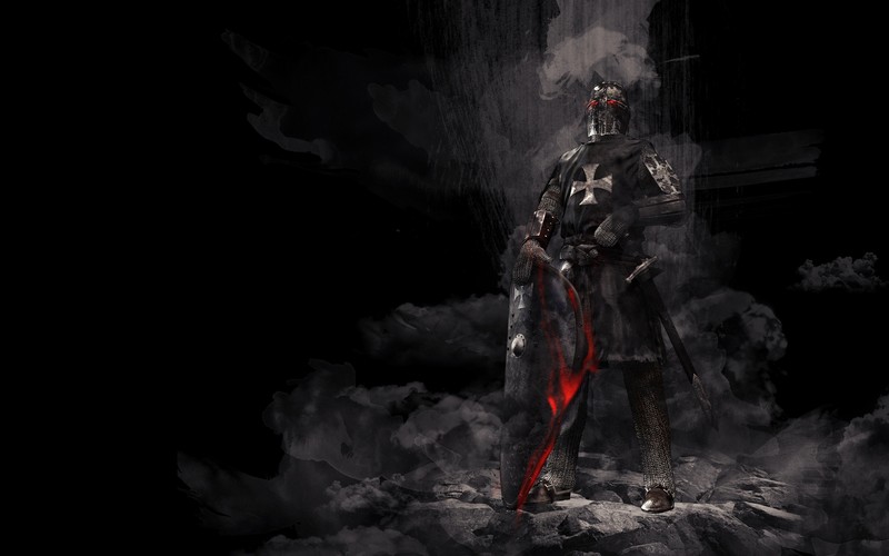 knight, warrior, sword, artwork, artist, digital art, hd, 4k, fantasy