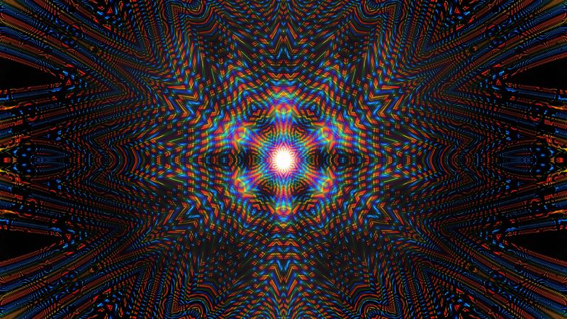 pattern, abstraction, stereo, illusion, 4k