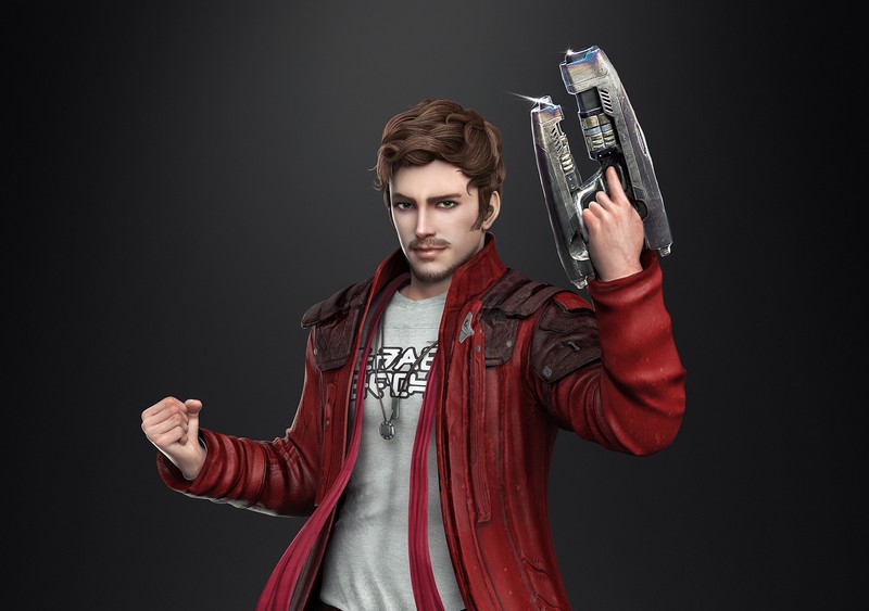 star lord, artwork, artist, digital art, hd, deviantart