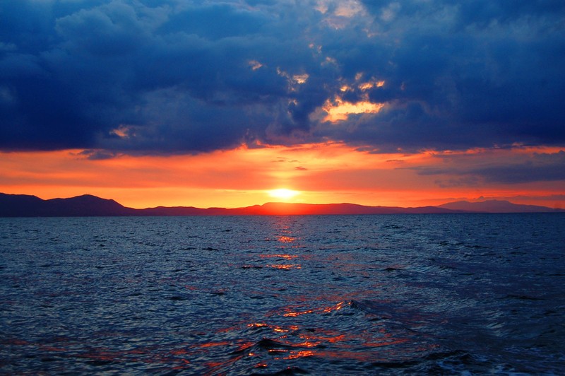 sunset, evening, sky, reflections, hd, nature