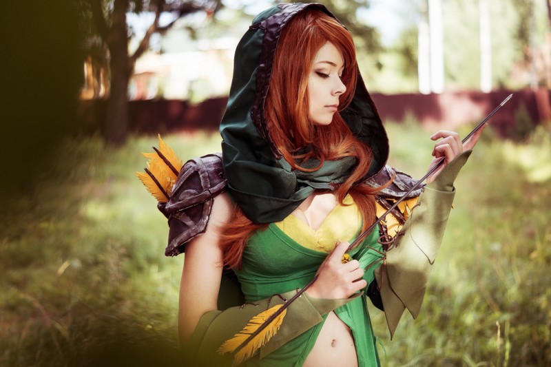 windranger dota 2, cosplay, dota 2, girls, hd, deviantart