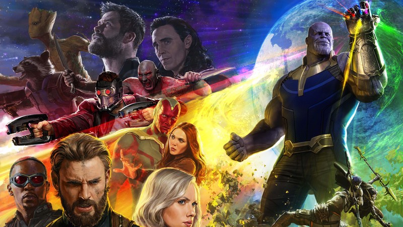 avengers infinity war, infinity war, avengers, hd, 2018 movies, movies, artist, black widow, captain america, scarlet witch, star lord, thanos, groot, loki, vision, rocket raccoon