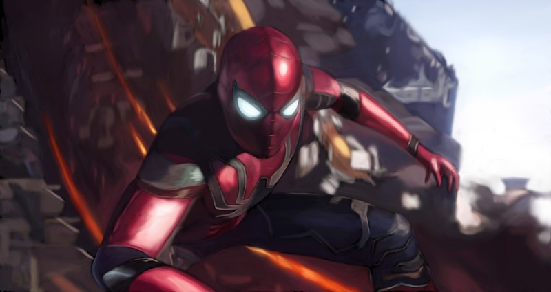 spiderman, avengers infinity war, infinity war, 2018 movies, 4k, hd, artwork, artist, digital art, deviantart