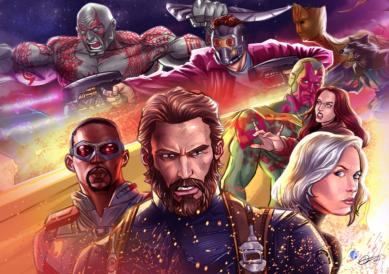 avengers infinity war, 2018 movies, movies, hd, 4k, artwork, deviantart, artist