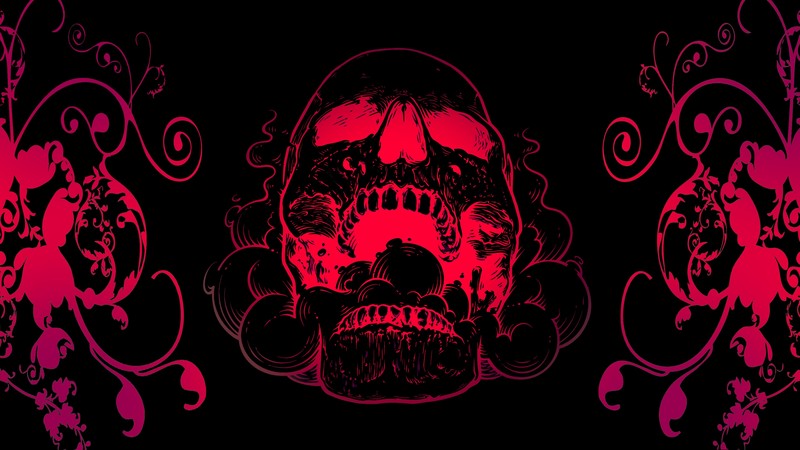 skull, 4k, dark, black, hd, artist, artwork, digital art