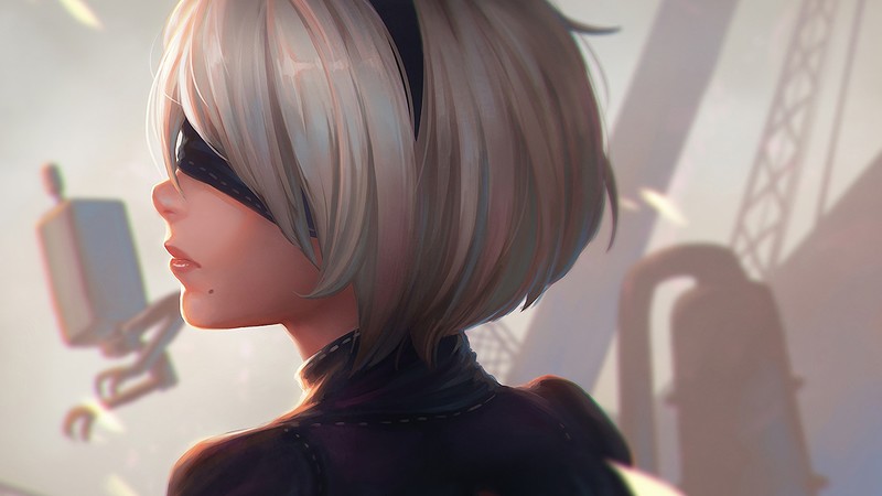 nier automata, 2017 games, games, artwork, hd