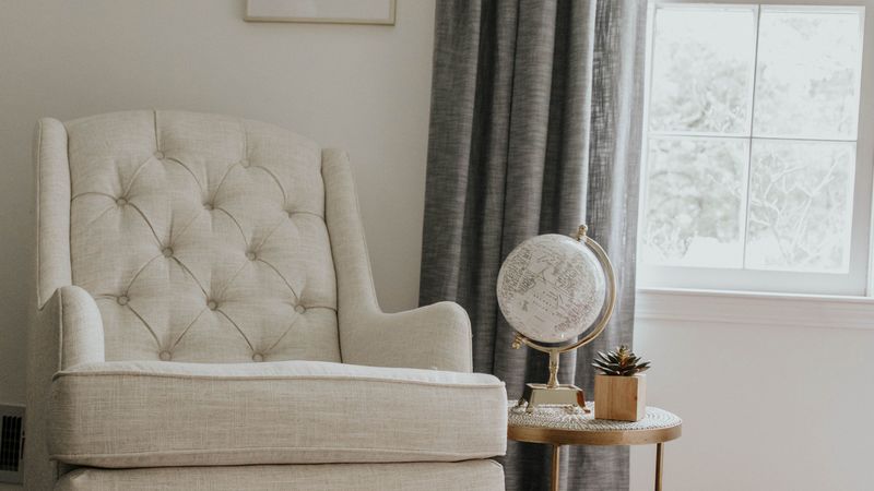 room, chair, window, interior, 4k