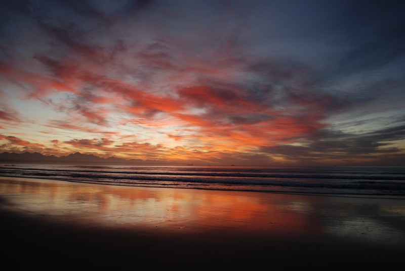 sea, sunrise, nature, hd