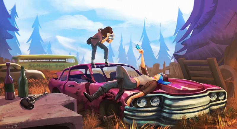life is strange, games, pc games, ps games, xbox games, hd, artwork, artist, digital art, 4k, 5k, deviantart