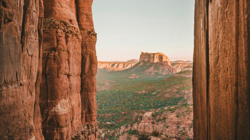 canyon, valley, rocks, gorge, landscape, 4k