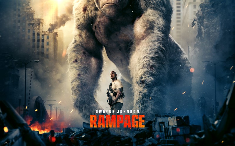 rampage, dwayne johnson, 2018 movies, movies, hd, 4k