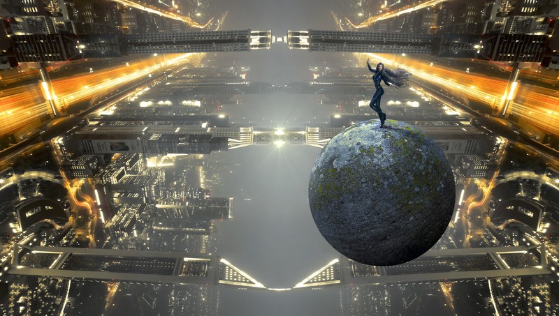 science fiction, scifi, city, artist, artwork, hd, 4k, 5k