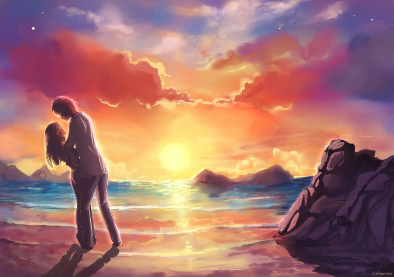 love, couple, hd, 4k, artist, artwork, digital art