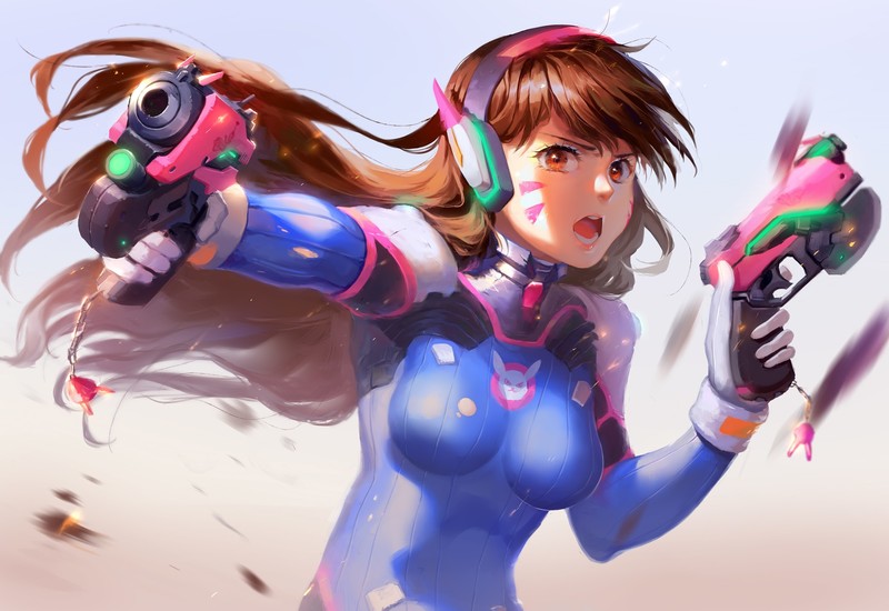 dva overwatch, overwatch, games, artwork, hd