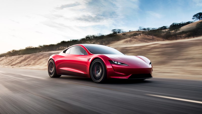 tesla roadster, tesla, electric cars, 2018 cars, 4k, hd