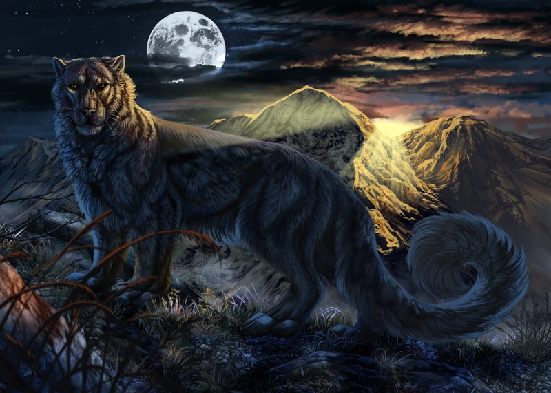 leopard, animals, 4k, hd, fantasy, artist, artwork, digital art