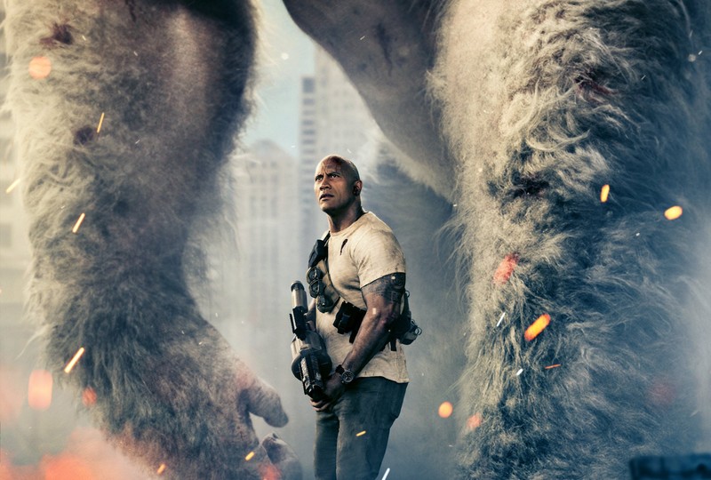rampage, dwayne johnson, 2018 movies, movies, hd